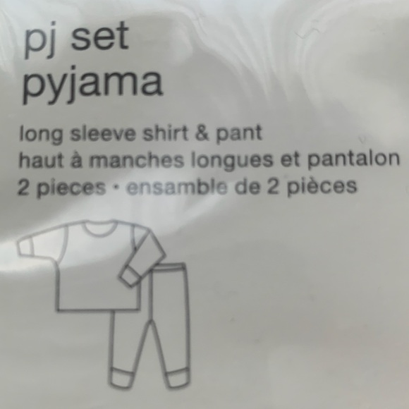 GAP - Children's 2 piece PJ Set (blue hearts - size 6) - Picture 2 of 4